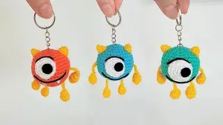 💥How to easily and simply crochet Keychain - Monster Mike Vozovsky in just 30 minutes💥