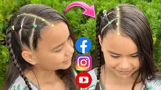 PEINADO PARA NIÑAS / PEINADOS PARA NIÑAS 💖peinados para la playa 🌴🏖️