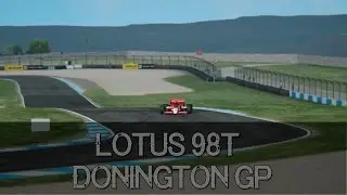 Assetto Corsa || Lotus 98T @ Donington GP ( First Laps )