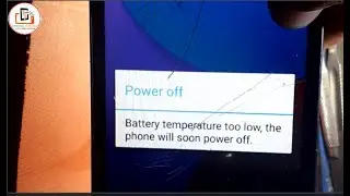 Power OF Battery temperature⚠️  too low the phone will soon power off 🔥 🔥