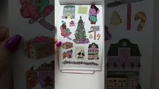 Rongrong Merry and Bright Holiday Sticker Book Flip Through