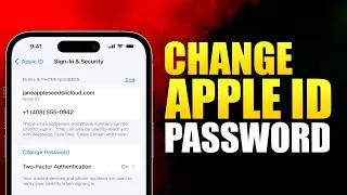 How to change apple id on iPhone 2024 | TECH ON | apple id password change |