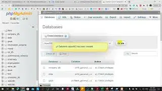 Table | Database | MySQL | PHP