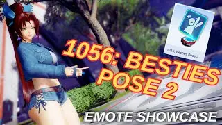 [PSO2 NGS] 1056: Besties Pose 2 Emote lobby Action 1056「なかよしポーズ2」