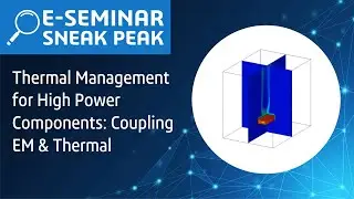Thermal Management for High Power Components: Coupling EM & Thermal