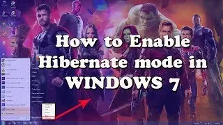 How to enable Hibernate mode in windows 7