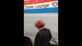Getting off Amtrak #371 Pere Marquette at Union Station with Dome car