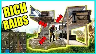 Rust RICH BASE RAIDS - Decayed Jackpot Loot + Raiding Stacked Door Campers (Rust Raids PvP Plays)