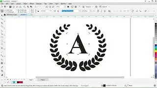 leaf logo design royal logo How To Create a Laurel Wreath Vector in CorelDraw