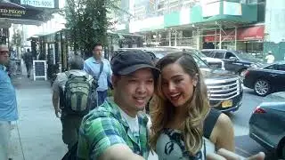 Addison Rae with Fans in New York City on GTV Reality
