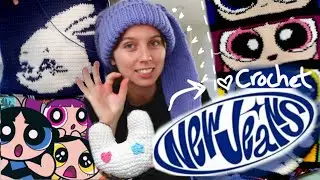 NewJeans Crochet + Knit blanket, tote bag, bunny hat, plushie