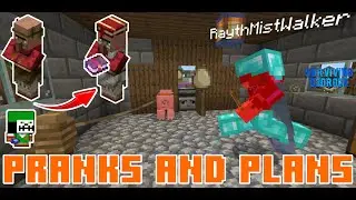 Pranks and Plans! Villagers are Afoot! | Surviving Bedrock