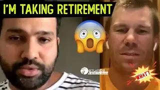 Rohit Sharma Reveals His Retirement Age? | Instagram Live Chat With David Warner | StumpsandBails
