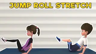 CHILDREN'S GYMNASTICS AT HOME: JUMP, ROLL, STRETCH | Kids Exercise