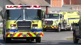 Tankers Responding to a Working Brush Fire - Lower Towamensing Township