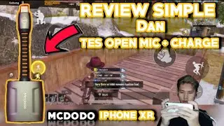 Audio Adapter Iphone Mcdodo (Review di Iphone XR) Tes Open Mic PUBGM