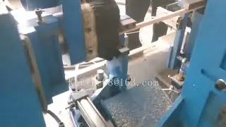 Make wooden tenons at both ends of the board - automatic wood furniture machine WTDC02