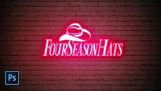 Neon Lights Logo MockUp Photoshop Tutorial | Free Logo Mockup DOWNLOAD