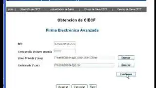 Actualizacion de CIEC con Firma Electronica