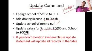 Database Management Systems #6 is Null and is Not Null, SQL Update and Delete, SQL Number Functions