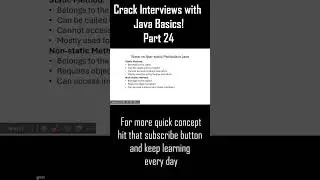 What is Static Method in Java? | Java Static Method Explained in 60 Seconds 🔥 