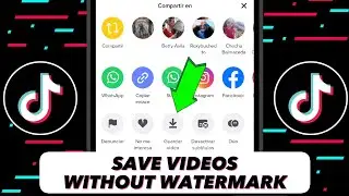 ⚫ How To Save A Video From TikTok Without Watermark Without Using Any Apps