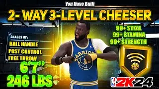 The MOST TOXIC ‘2-WAY 3-LEVEL CHEESER’ Build To Make For NBA 2K24… BEST TOXIC BIG MAN/CENTER BUILD!