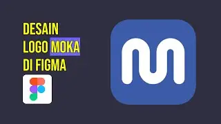 Gue buat logo mokapos dalam waktu 1 menit kurang di Figma