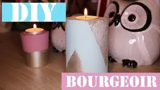 DIY =  bougeoir en ciment