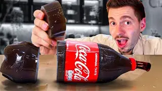 Fiz uma COCA COLA de GELATINA na COZINHA!