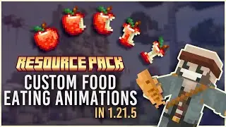 Custom Food Eating Animations! - Minecraft Resource Packs [1.21.11]