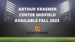 Arthur Kraemer, Center Midfield, Available Fall 2023
