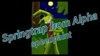 FNaF Springtrap Speedpaint. Как нарисовать Спрингтрапа ФНаФ (Рисование Спрингтрапа).