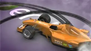 F1 Car Drift Logo Videohive After Effects Template
