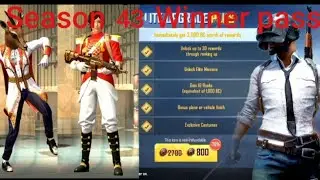Season 43 Winner pass Pubg mobile lite || 1-30 all Rewards || #pubgmobilelite #godtusharop