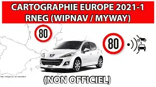 Mise à jour/upgrade cartographie 2021-1 RNEG (MyWay/WipNav) Peugeot/Citroën (Non Officiel)