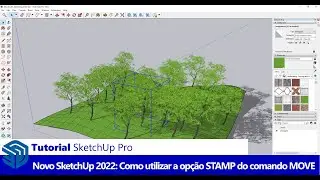 Novidades SketchUp 2022: Crie Cópias Multiplas no SketchUp com a Opção STAMP do Comando MOVE