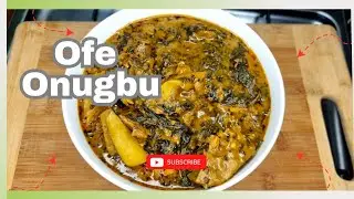 HOW TO MAKE OFE ONUGBU|BITTERLEAF SOUP|NATIVE SOUP|REDGRAPESCAFE
