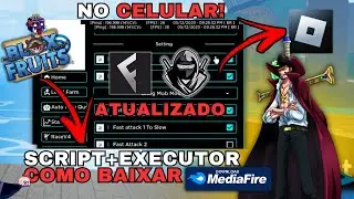 Como Baixar e Colocar SCRIPT no Blox Fruits (CELULAR/MOBILE) | Instalar Executor Roblox/Usar Script