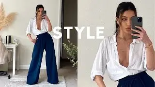 HOW TO STYLE WHITE SHIRTS FOR DIFFERENT OCCASIONS | OUTFIT IDEAS & WHITE BUTTON DOWN TIPS