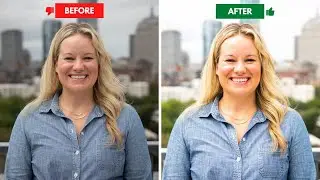 Photoshop Tutorial: How To Quickly Remove Blemishes and Smooth Skin | SCARY GOOD!
