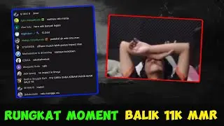 RUNGKAT MOMENT RUSMAN BACK TO 11K MMR - Rusman bounty hunter pick Dota 2