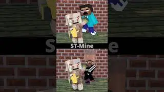 School story. Baby Steve VS Bad Villager. 