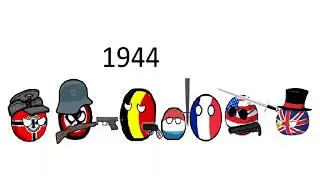 Nazi! Germany Wars (1939-1944) | Countryballs