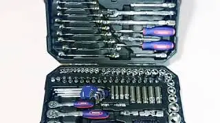 Hand Tools for Car Repair Ratchet Spanner Wrench  Socket Set