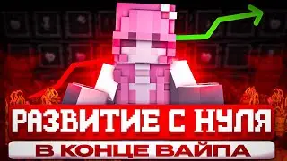 СМОГ РАЗВИТЬСЯ ПОД КОНЕЦ ВАЙПА, СТАЛ ТОП 1? На Анархии Майнкрафт - Фризмайн (Frizmine)
