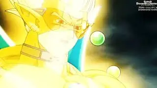 vegeta and goku fuse = gogeta