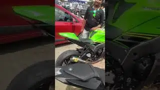 Kawasaki Ninja ZX10R Pure Exhaust Sound ⚡⚡⚡ #kawasaki #akrapovic #zx10r