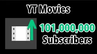 YouTube Movies Hitting 101 Million Subscribers (1 Hour Timelapse)