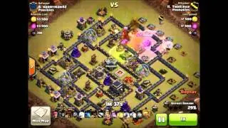 Scrim! Anti-3 bases getting smashed [3-star attacks, TH9, Clash of Clans, war]